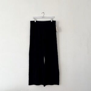 Universal Thread Sweater Pants Ribbed Stretchy Knit Lounge Pant Black